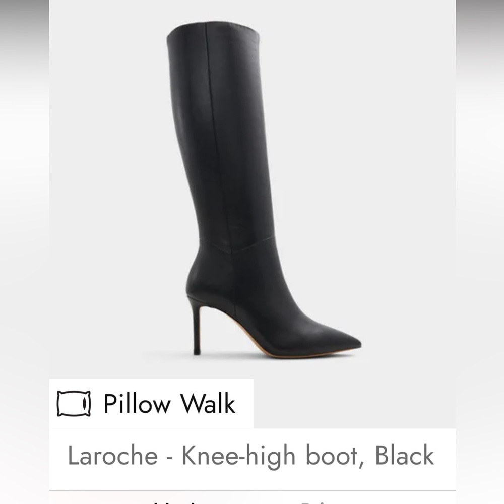 Aldo Black Leather Boots “Laroche”
